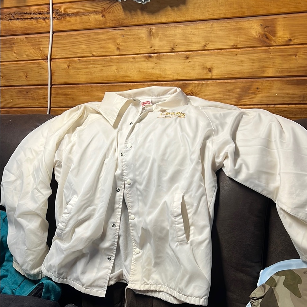 White Snap Button Jacket - image 1